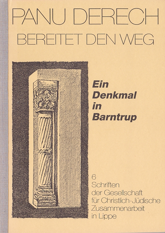 Titelseite, Panu Derech Bd. 6