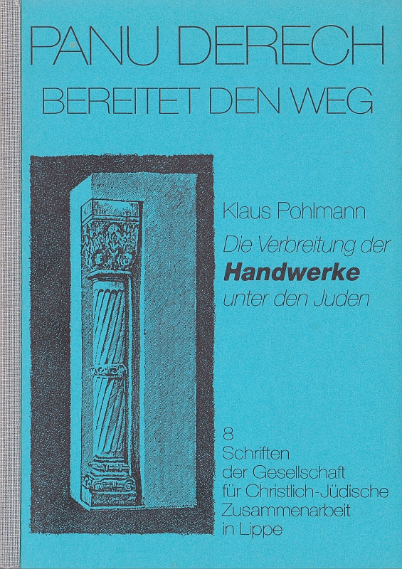 Titelseite, Panu Derech Bd. 8