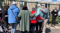 Stolperstein laying ceremony on 10 June 2026 (Photo: A. Timphus-Meier)